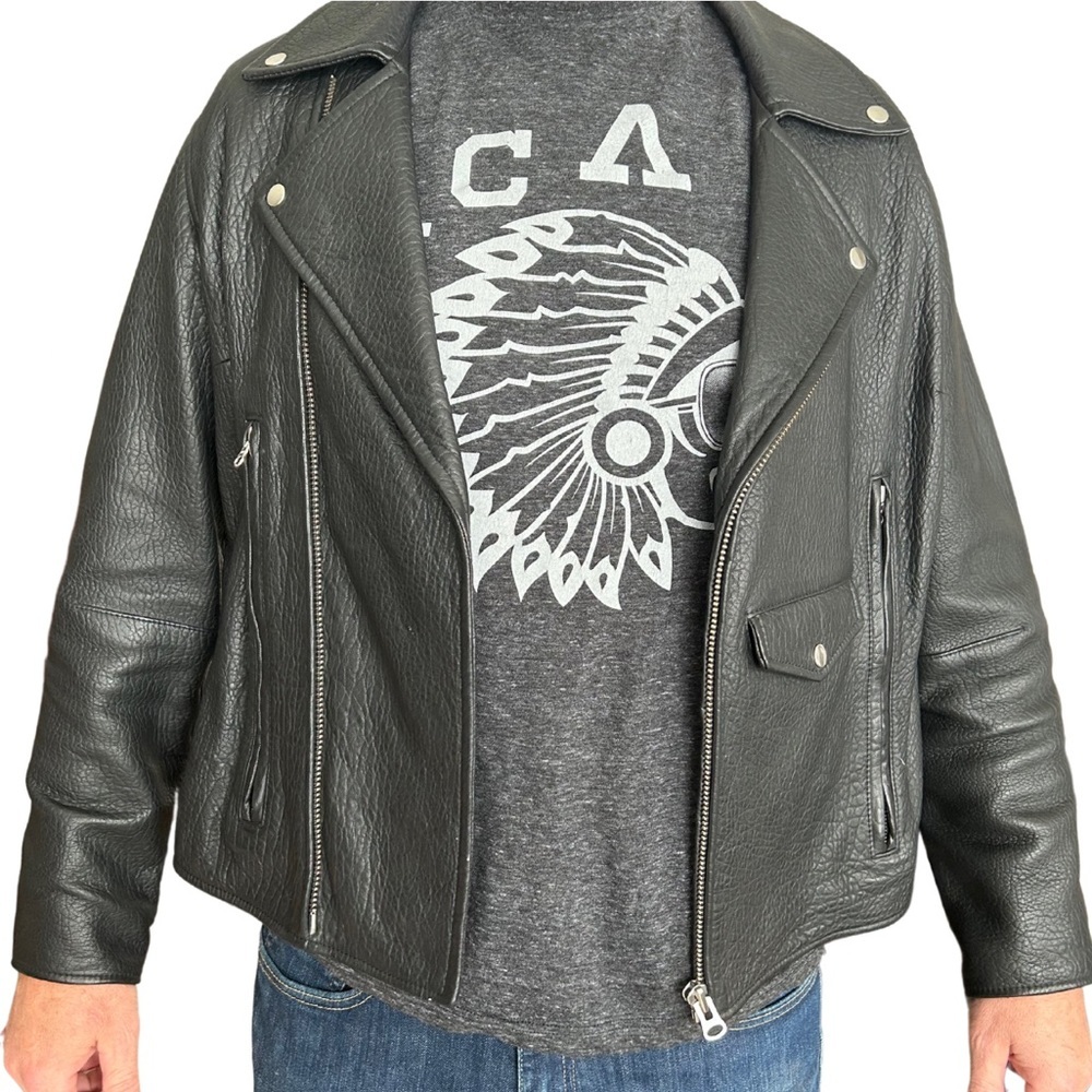 Mc Q by Alexander McQueen Leather Moto Jacket - Picture 4 of 11